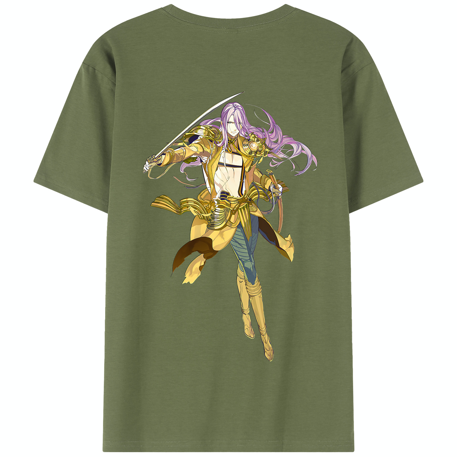 （画像用） 刀剣乱舞 Touken Ranbu 綿100％半袖Tシャツ（背面プリント）